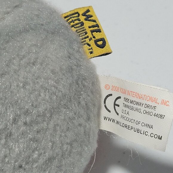 Wild Republic Penguin 6 inch Plush Baby Bird Gray Realistic Stuffed Animal Toy - Picture 6 of 7